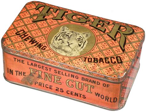 tiger tobacco tin